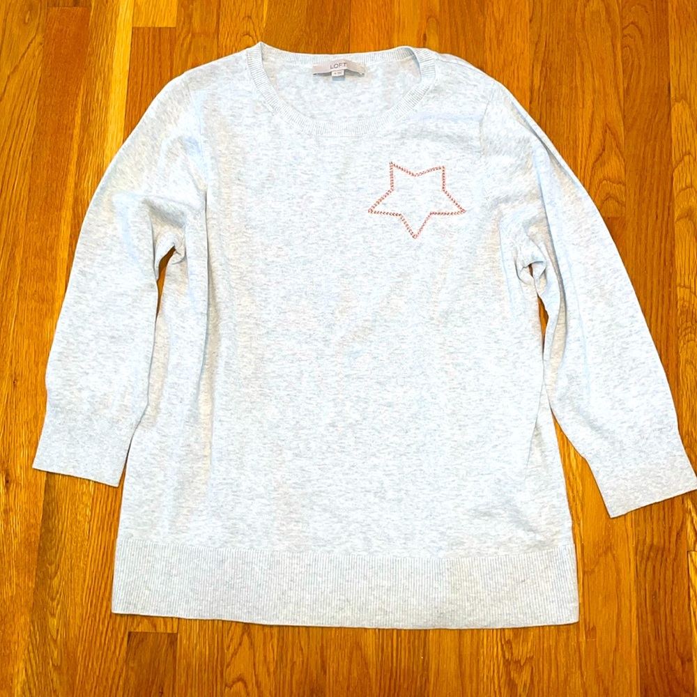 Loft cotton sweater size XL NWOT